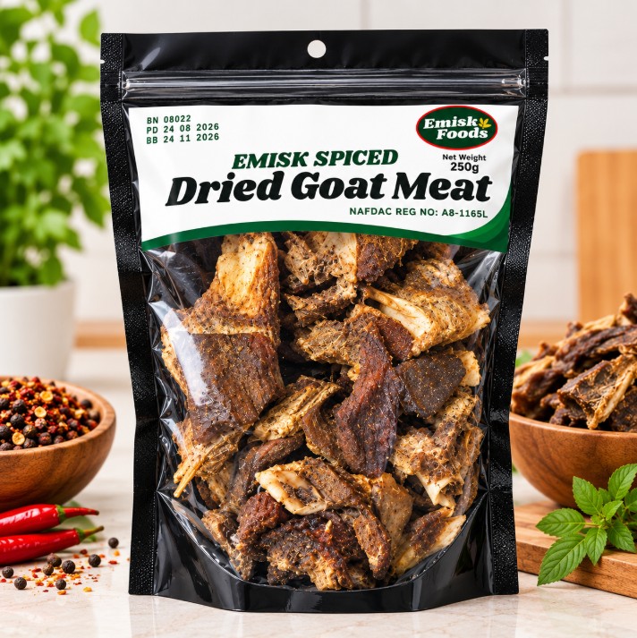 Emisk Spiced Goat Meat